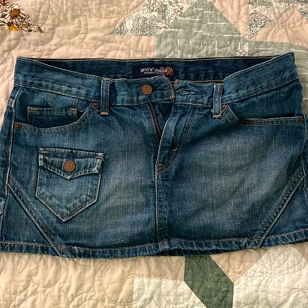 Levi’s denim Mini Skirt